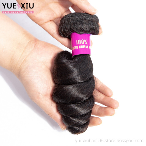 100% Full Cuticle Aligned Mink Brazilian Hair 10A Grade Loose Wave Virgin Remy Human Hair Extensions 1 piece